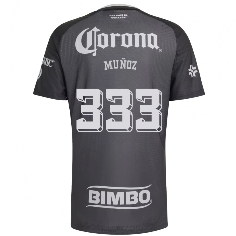 Danxen Herren Aarón Muñoz #333 Grau Weiß Schwarz Auswärtstrikot Trikot 2026/27 T-Shirt Österreich