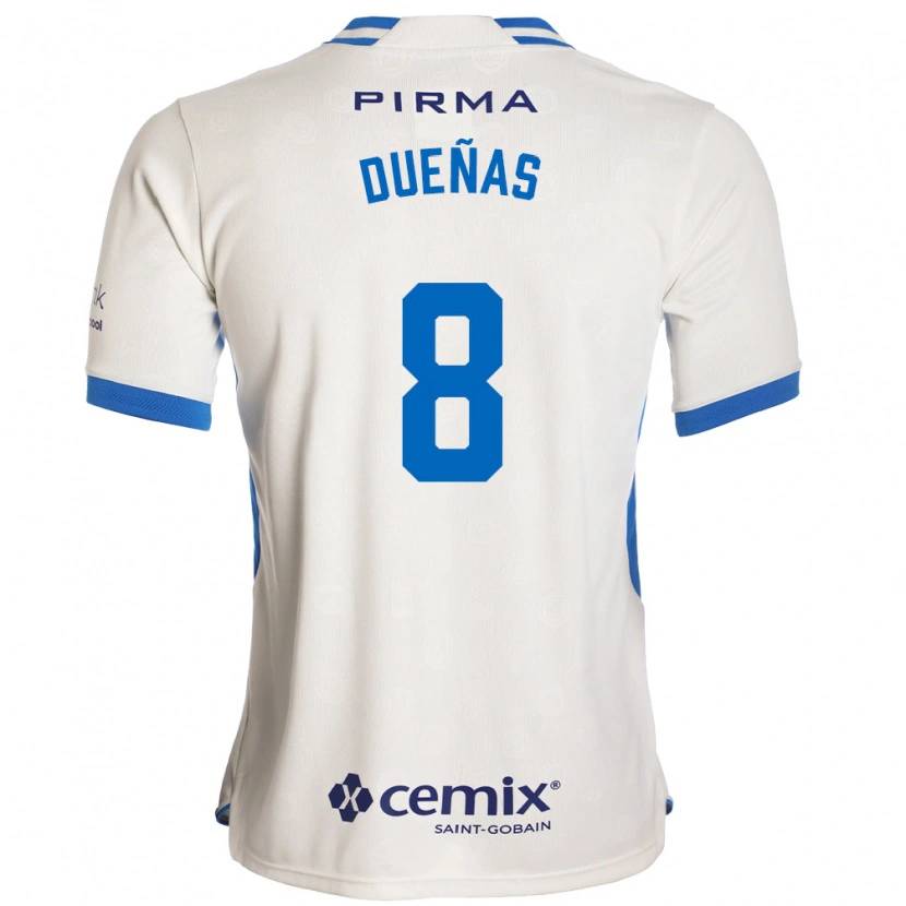 Danxen Herren Jesus Duenas #8 Weiß Blau Rot Auswärtstrikot Trikot 2026/27 T-Shirt Österreich