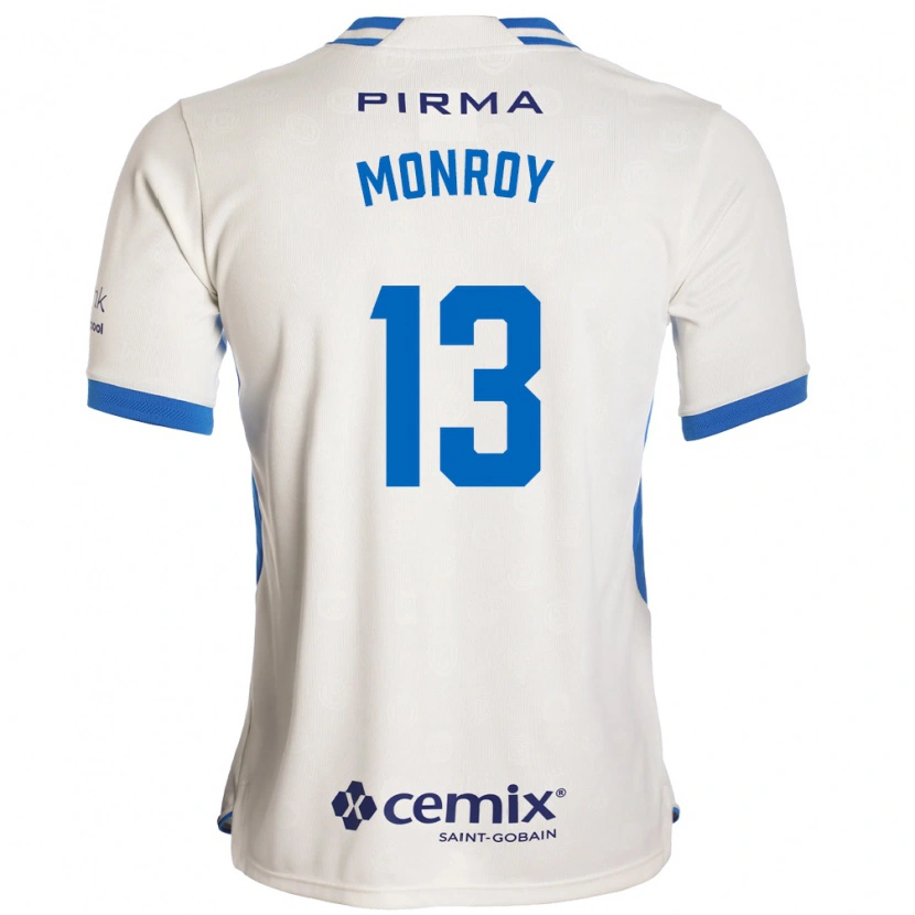 Danxen Herren Daniela Monroy #13 Weiß Blau Rot Auswärtstrikot Trikot 2026/27 T-Shirt Österreich