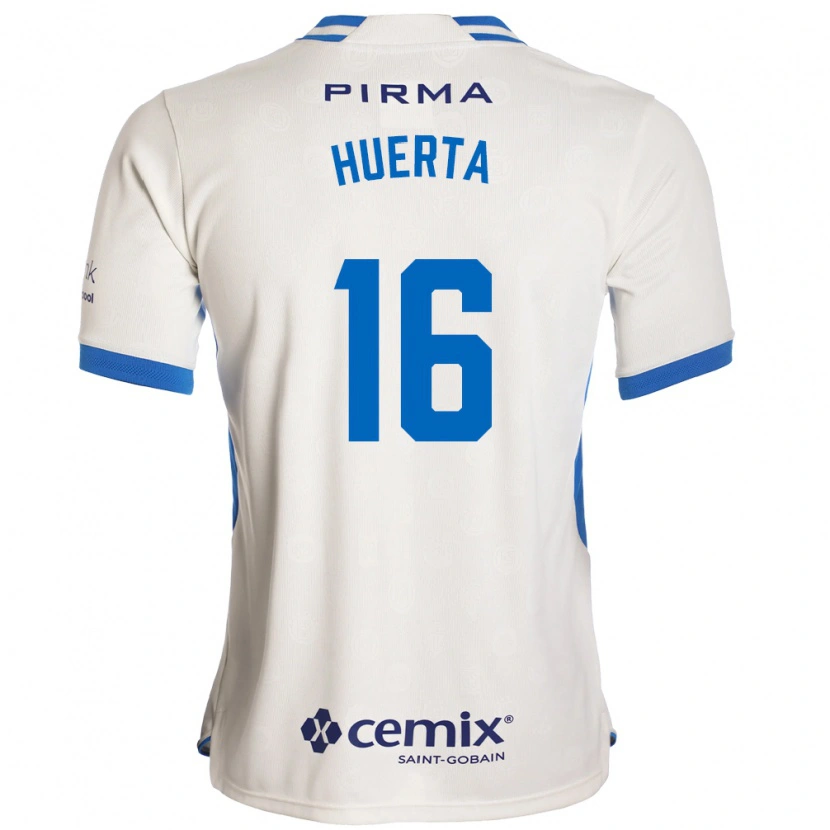 Danxen Herren Ana Gabriela Huerta #16 Weiß Blau Rot Auswärtstrikot Trikot 2026/27 T-Shirt Österreich