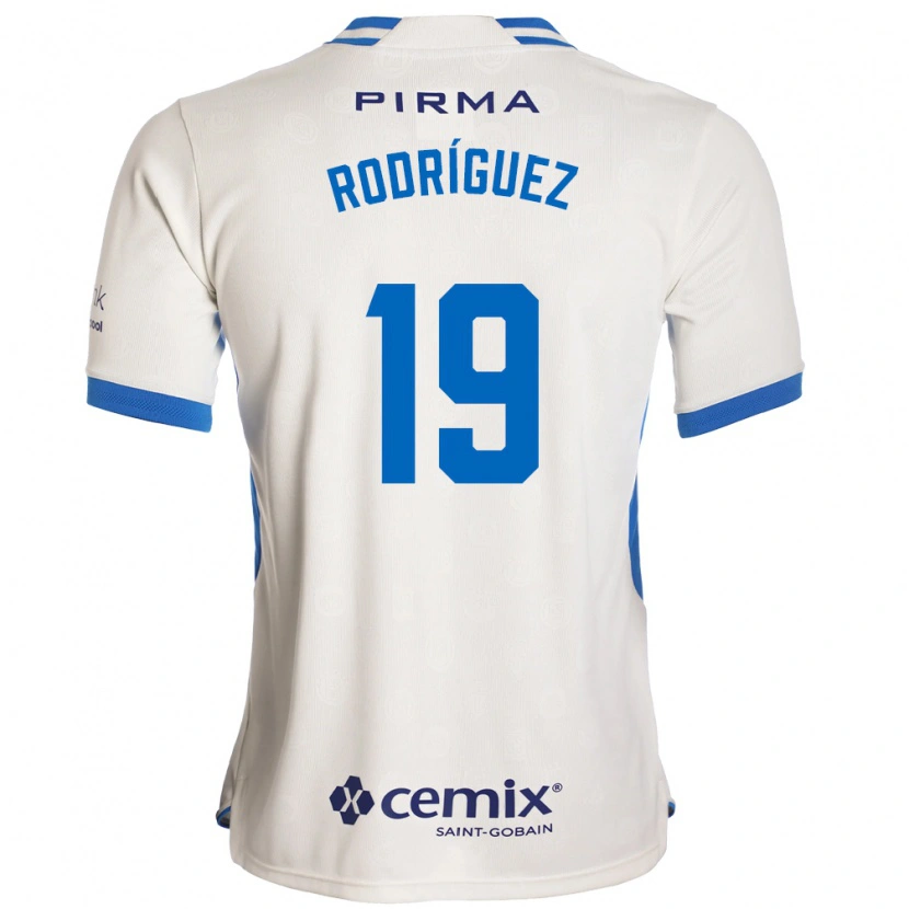 Danxen Herren Carlos Rodríguez #19 Weiß Blau Rot Auswärtstrikot Trikot 2026/27 T-Shirt Österreich