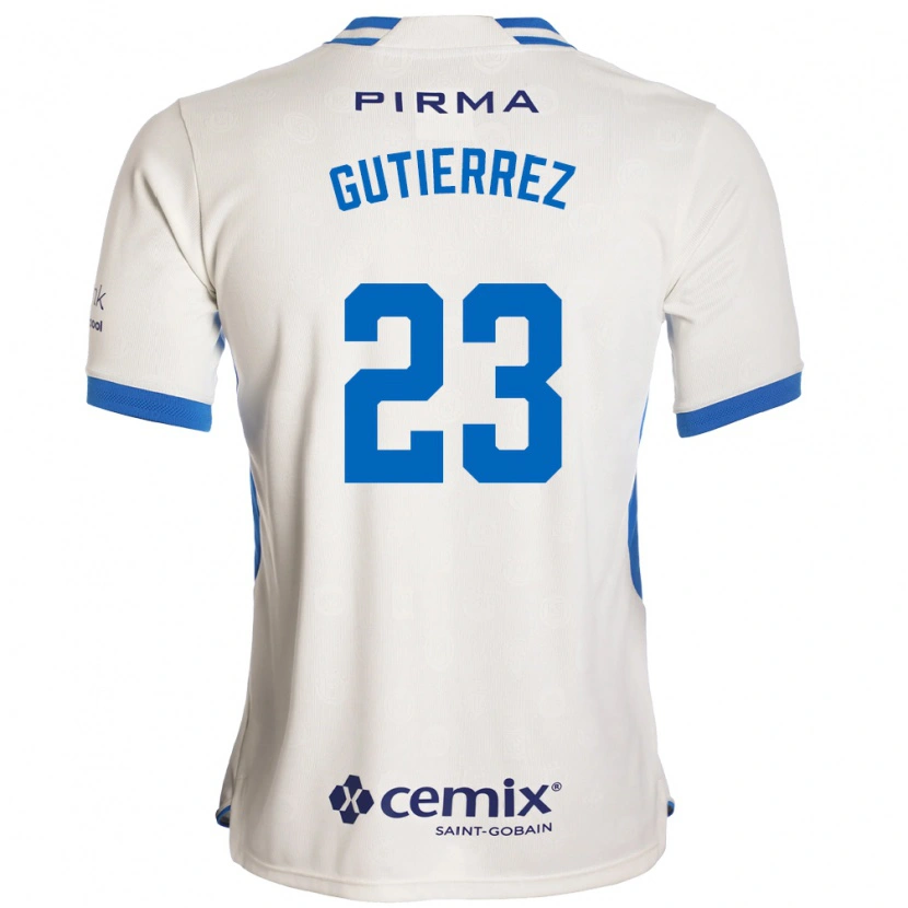 Danxen Herren Ivonne Gutierrez #23 Weiß Blau Rot Auswärtstrikot Trikot 2026/27 T-Shirt Österreich