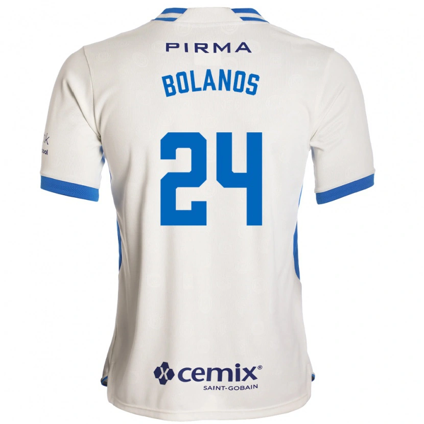 Danxen Herren Jatziry Bolanos #24 Weiß Blau Rot Auswärtstrikot Trikot 2026/27 T-Shirt Österreich