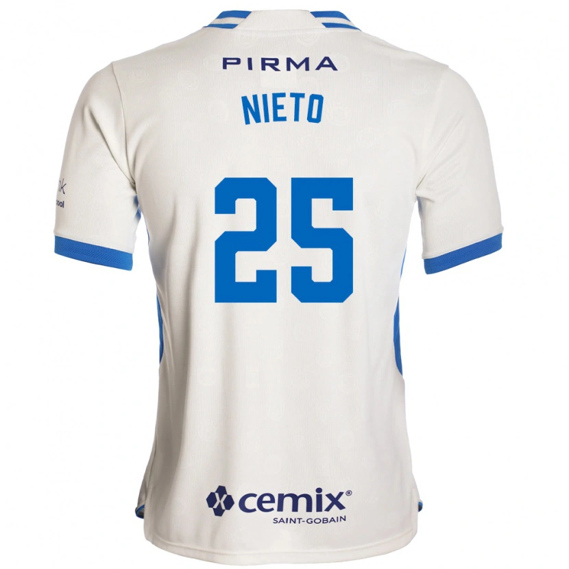 Danxen Herren Natsidieli Nieto #25 Weiß Blau Rot Auswärtstrikot Trikot 2026/27 T-Shirt Österreich