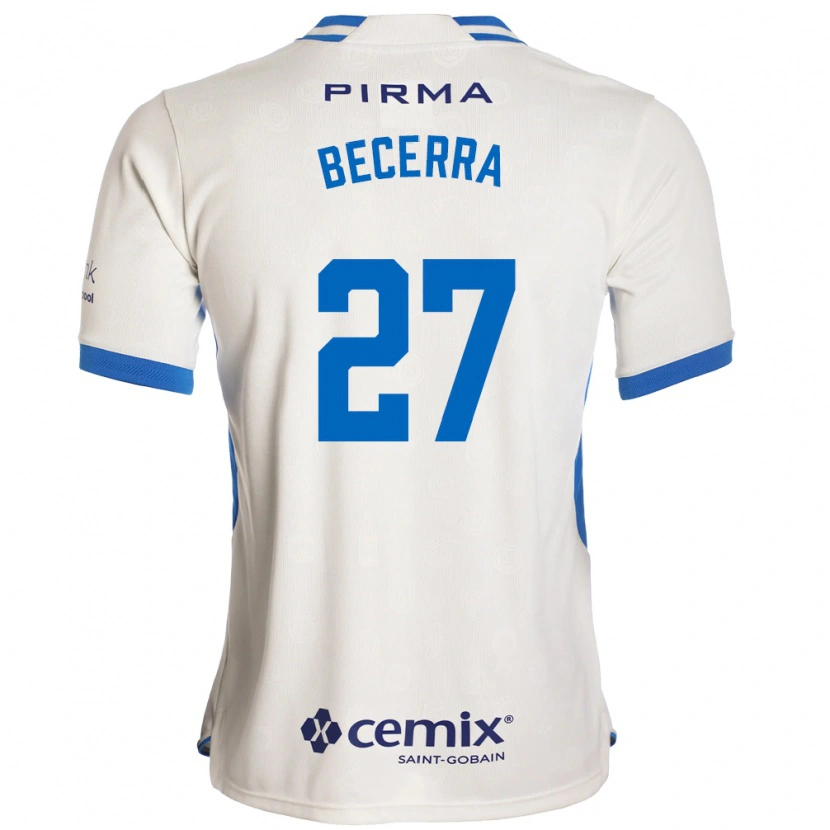 Danxen Herren Ana Becerra #27 Weiß Blau Rot Auswärtstrikot Trikot 2026/27 T-Shirt Österreich