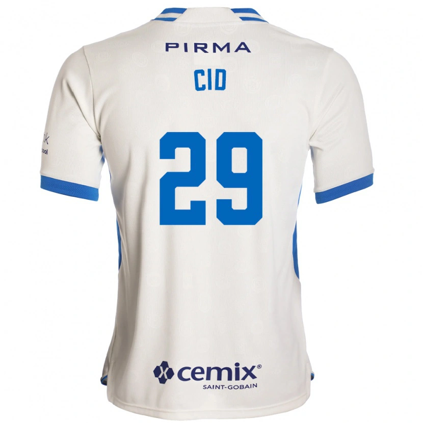 Danxen Herren Claudia Cid #29 Weiß Blau Rot Auswärtstrikot Trikot 2026/27 T-Shirt Österreich