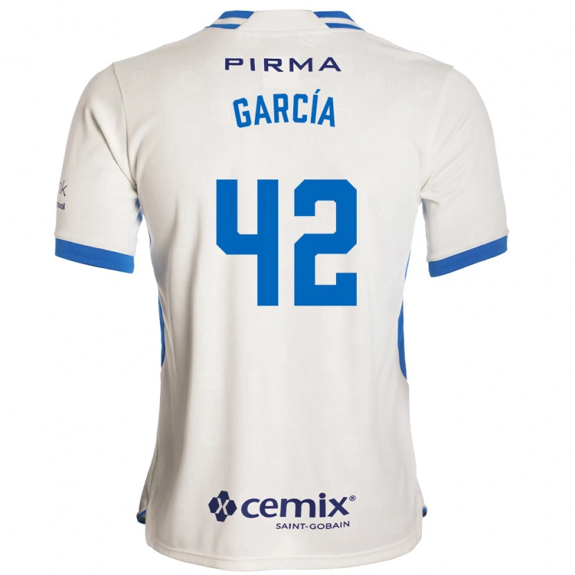 Danxen Herren Jorge García #42 Weiß Blau Rot Auswärtstrikot Trikot 2026/27 T-Shirt Österreich