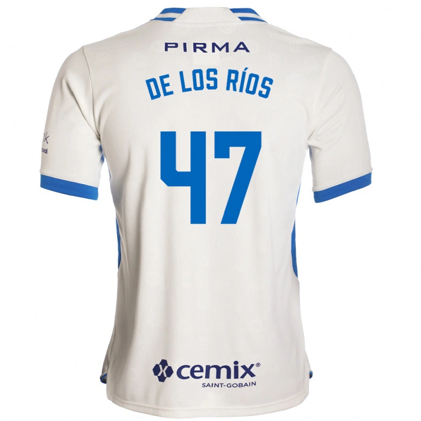 Danxen Herren Sergio De Los Ríos #47 Weiß Blau Rot Auswärtstrikot Trikot 2026/27 T-Shirt Österreich