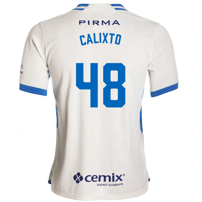 Danxen Herren Nicolás Calixto #48 Weiß Blau Rot Auswärtstrikot Trikot 2026/27 T-Shirt Österreich