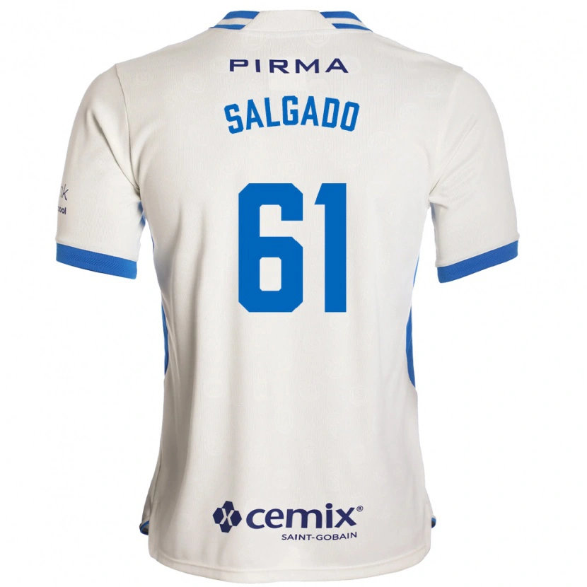 Danxen Herren Bruno Salgado #61 Weiß Blau Rot Auswärtstrikot Trikot 2026/27 T-Shirt Österreich