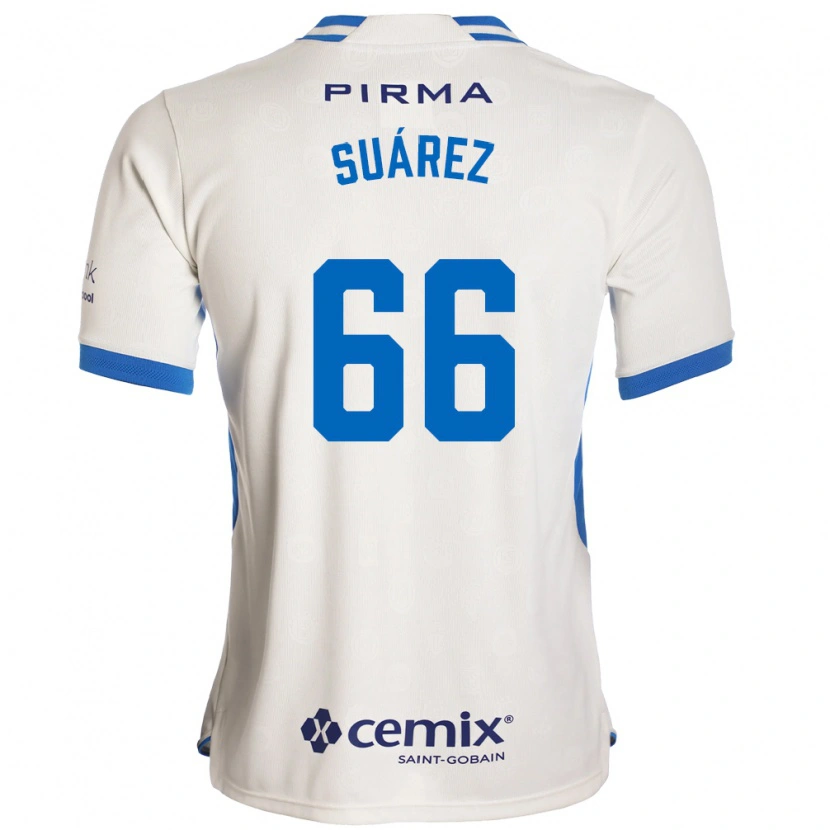 Danxen Herren Javier Suárez #66 Weiß Blau Rot Auswärtstrikot Trikot 2026/27 T-Shirt Österreich