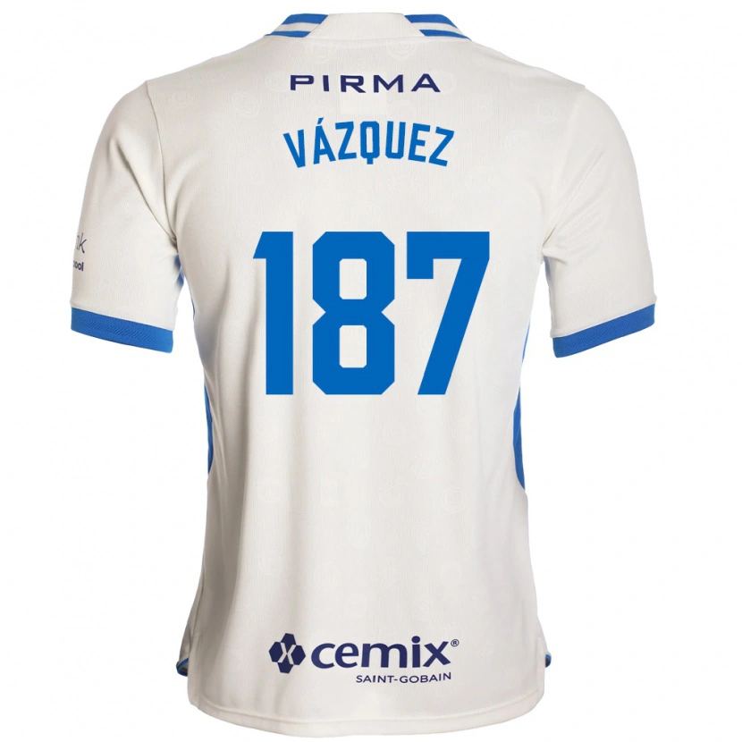 Danxen Herren Cristian Vázquez #187 Weiß Blau Rot Auswärtstrikot Trikot 2026/27 T-Shirt Österreich