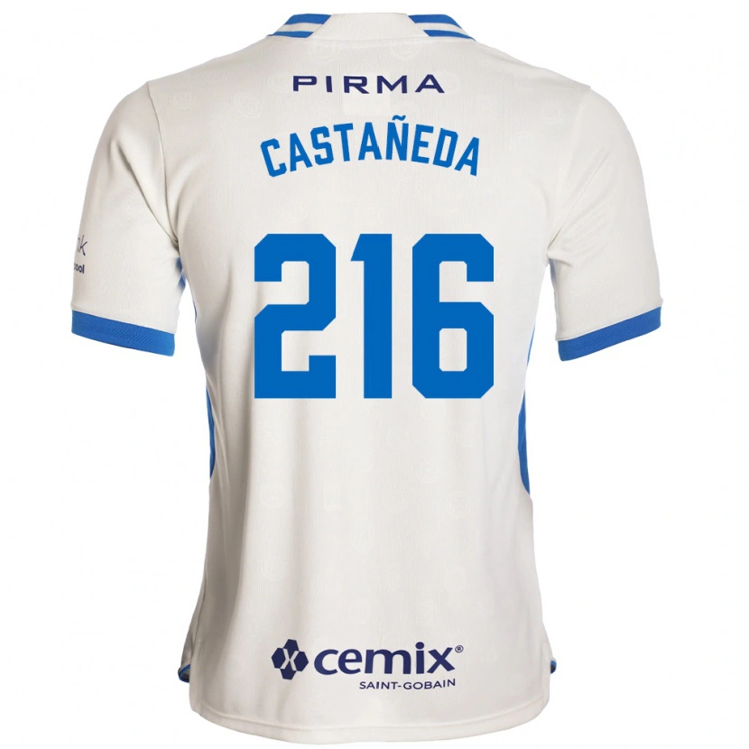 Danxen Herren Ian Castañeda #216 Weiß Blau Rot Auswärtstrikot Trikot 2026/27 T-Shirt Österreich