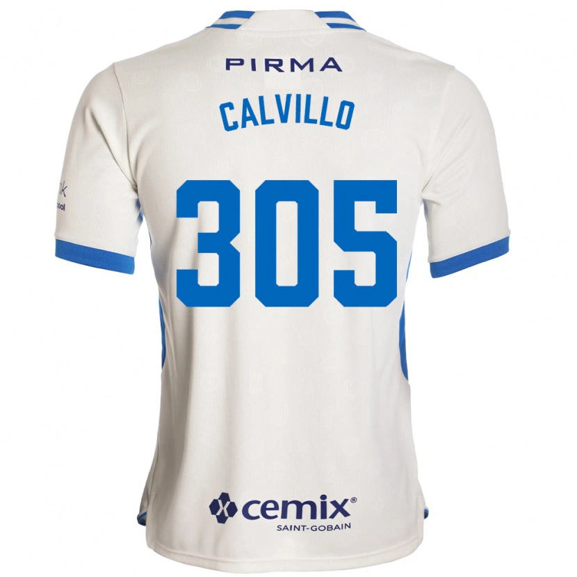 Danxen Herren Carlos Calvillo #305 Weiß Blau Rot Auswärtstrikot Trikot 2026/27 T-Shirt Österreich