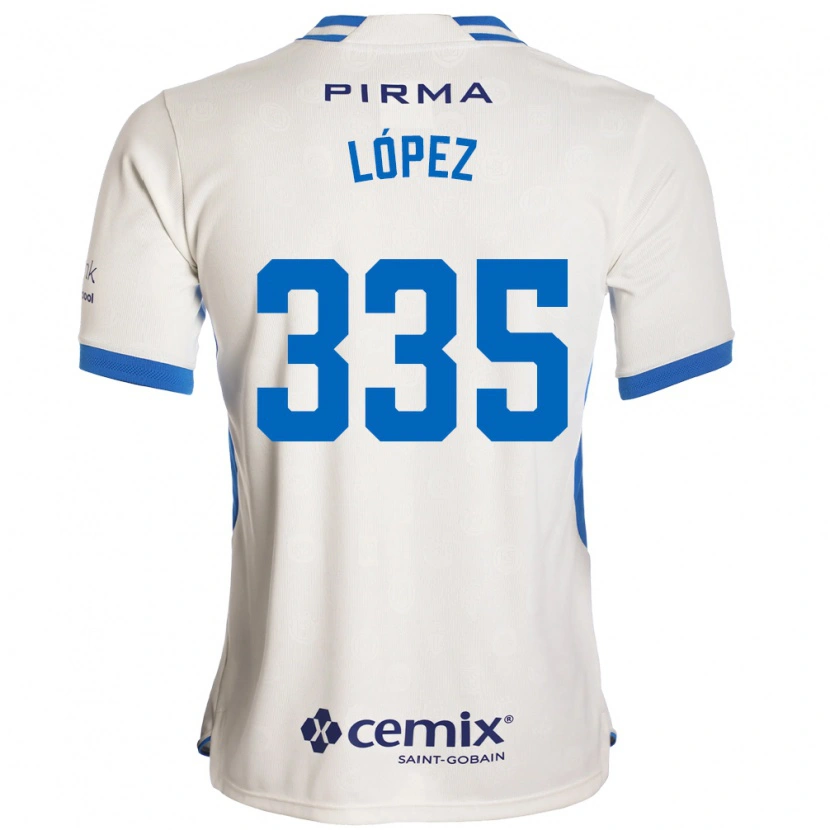 Danxen Herren Alfredo López #335 Weiß Blau Rot Auswärtstrikot Trikot 2026/27 T-Shirt Österreich