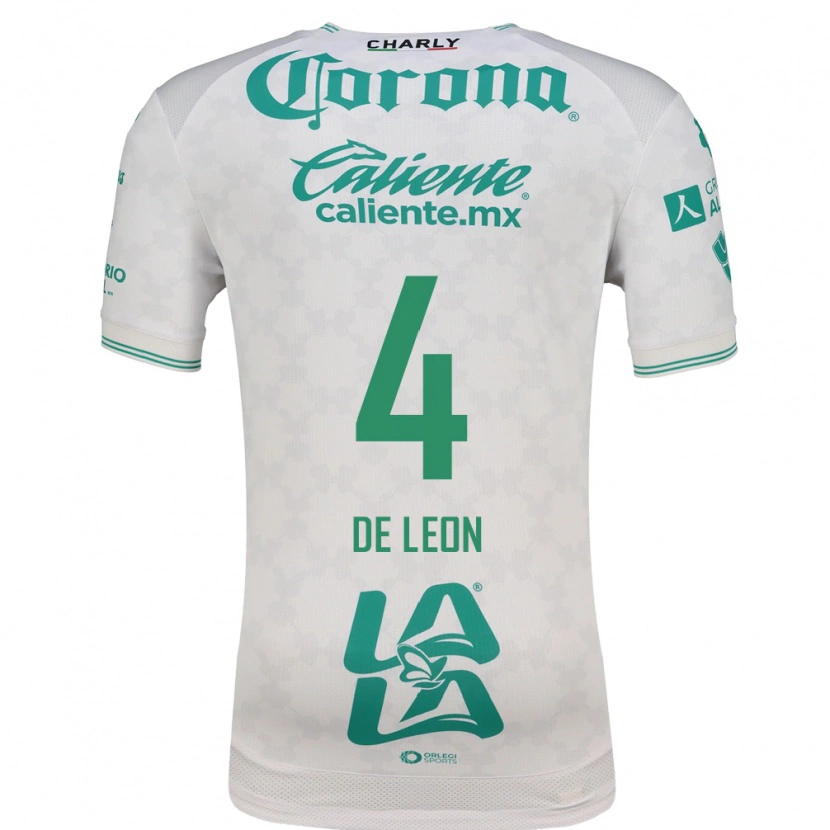 Danxen Herren Lourdes De Leon #4 Hellgrün Weiß Auswärtstrikot Trikot 2026/27 T-Shirt Österreich