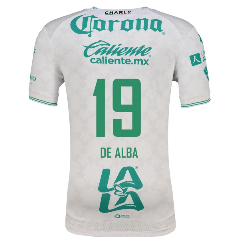 Danxen Herren Luisa De Alba #19 Hellgrün Weiß Auswärtstrikot Trikot 2026/27 T-Shirt Österreich