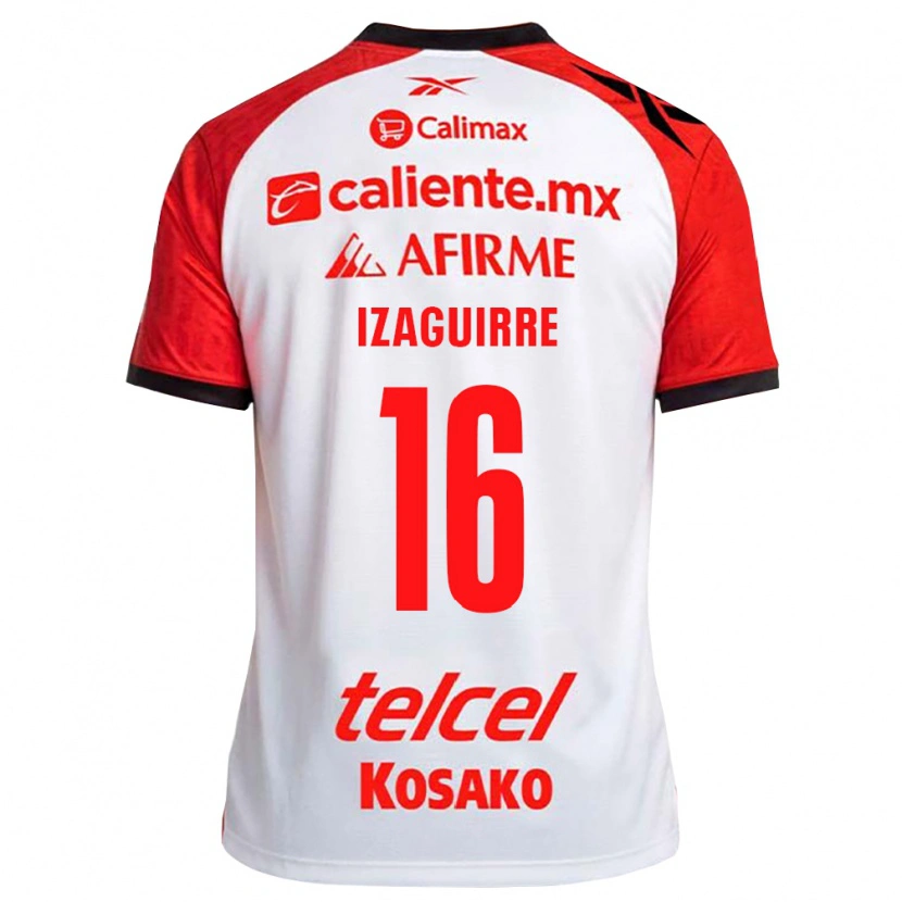 Danxen Herren Estefanía Izaguirre #16 Weiß Schwarz Rot Auswärtstrikot Trikot 2026/27 T-Shirt Österreich