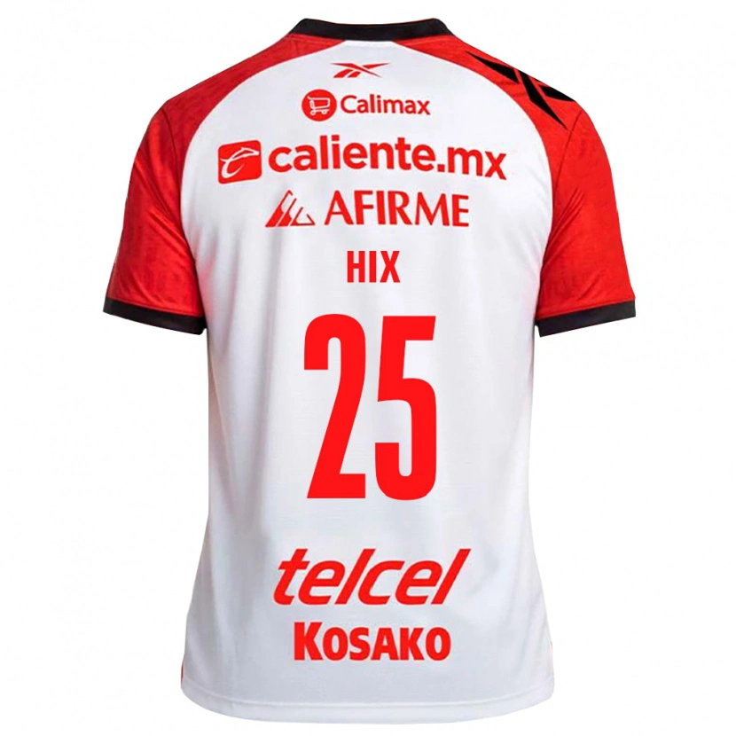Danxen Herren Angelina Hix #25 Weiß Schwarz Rot Auswärtstrikot Trikot 2026/27 T-Shirt Österreich