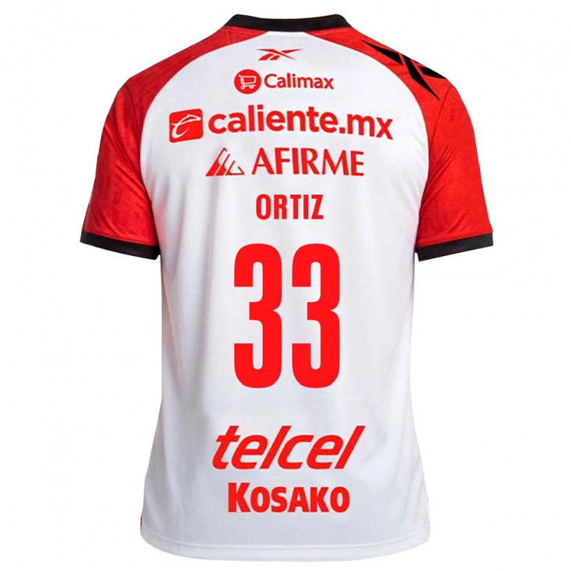 Danxen Herren Pablo Ortiz #33 Weiß Schwarz Rot Auswärtstrikot Trikot 2026/27 T-Shirt Österreich