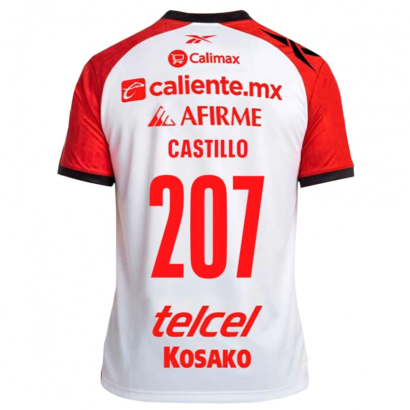 Danxen Herren Alberto Castillo #207 Weiß Schwarz Rot Auswärtstrikot Trikot 2026/27 T-Shirt Österreich