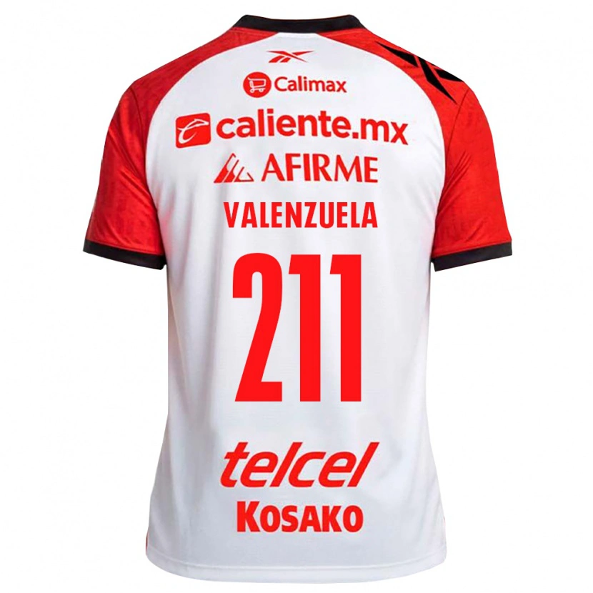 Danxen Herren Aldieri Valenzuela #211 Weiß Schwarz Rot Auswärtstrikot Trikot 2026/27 T-Shirt Österreich