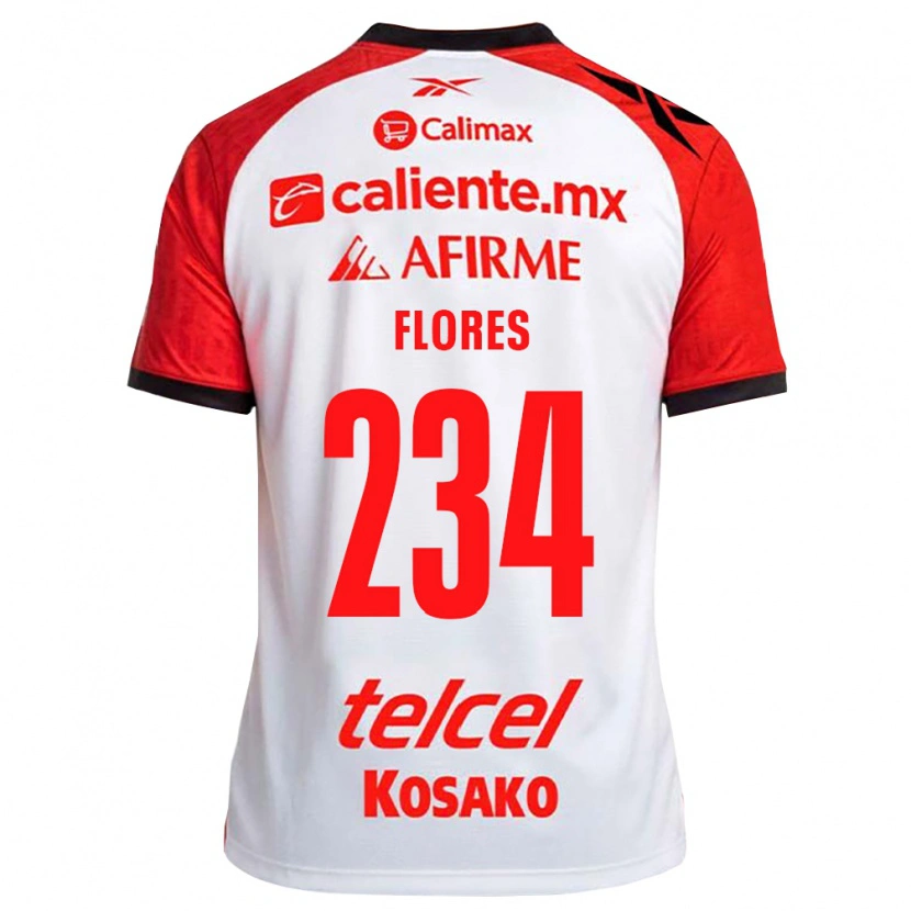 Danxen Herren Arath Flores #234 Weiß Schwarz Rot Auswärtstrikot Trikot 2026/27 T-Shirt Österreich