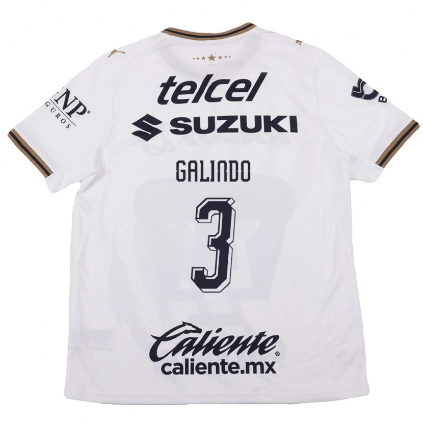 Danxen Herren Ricardo Galindo #3 Weiß Schwarz Braun Auswärtstrikot Trikot 2026/27 T-Shirt Österreich