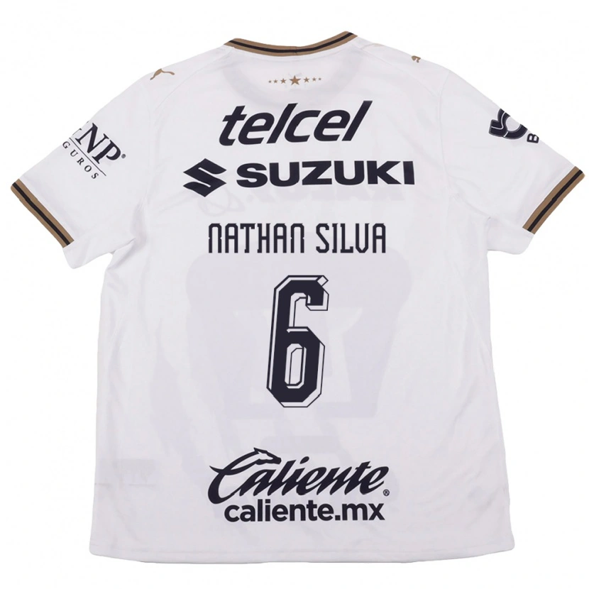 Danxen Herren Nathan Silva #6 Weiß Schwarz Braun Auswärtstrikot Trikot 2026/27 T-Shirt Österreich