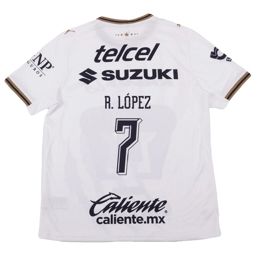 Danxen Herren Rodrigo López #7 Weiß Schwarz Braun Auswärtstrikot Trikot 2026/27 T-Shirt Österreich