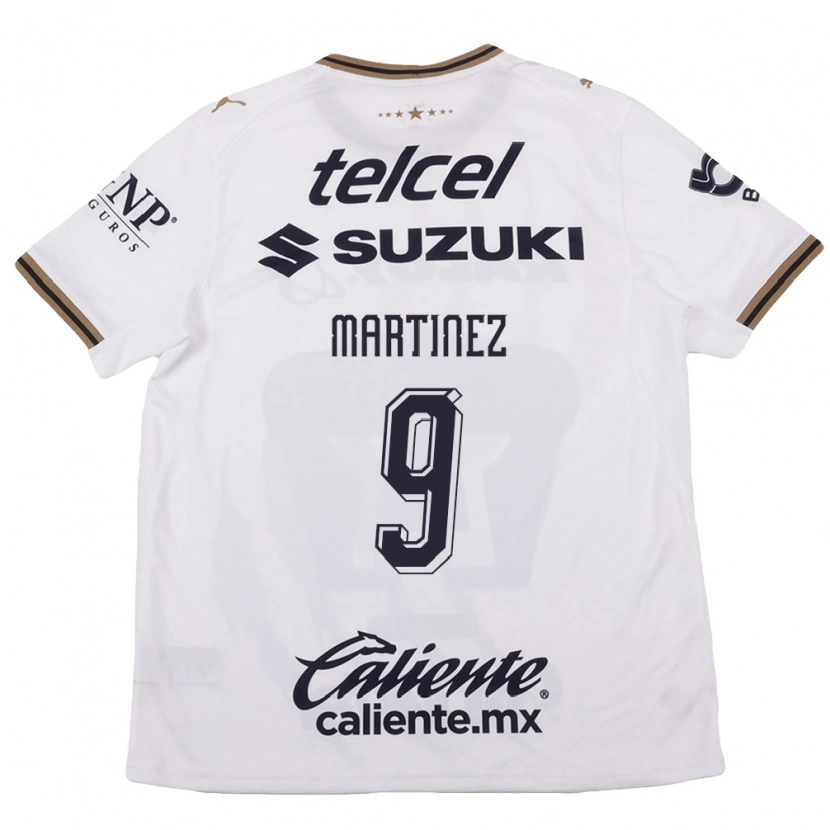 Danxen Herren Guillermo Martínez #9 Weiß Schwarz Braun Auswärtstrikot Trikot 2026/27 T-Shirt Österreich