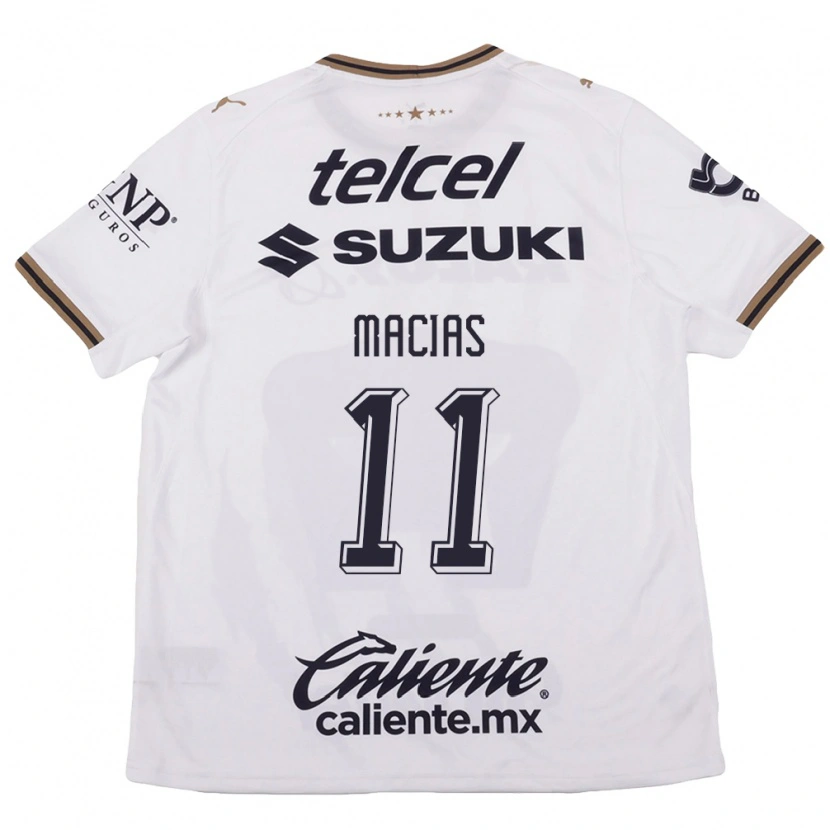 Danxen Herren José Juan Macías #11 Weiß Schwarz Braun Auswärtstrikot Trikot 2026/27 T-Shirt Österreich