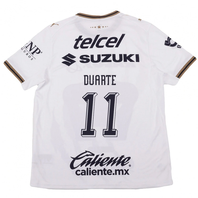 Danxen Herren Luz Duarte #11 Weiß Schwarz Braun Auswärtstrikot Trikot 2026/27 T-Shirt Österreich
