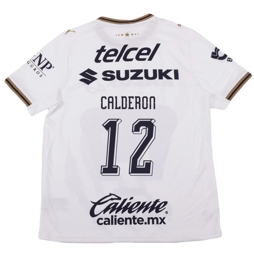 Danxen Herren Cristian Calderón #12 Weiß Schwarz Braun Auswärtstrikot Trikot 2026/27 T-Shirt Österreich