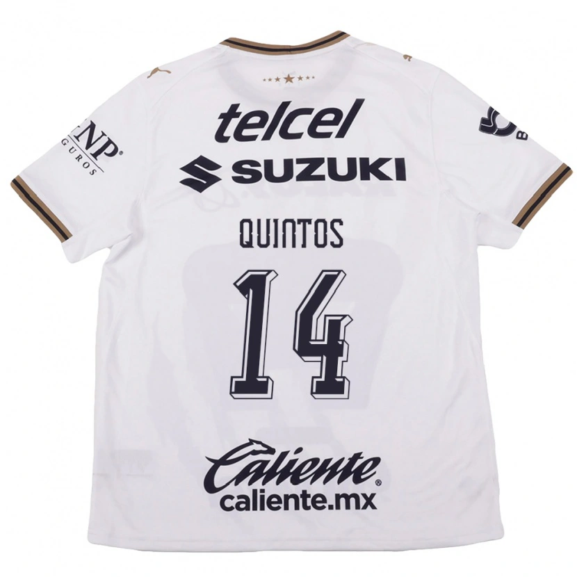 Danxen Herren Bibiana Quintos #14 Weiß Schwarz Braun Auswärtstrikot Trikot 2026/27 T-Shirt Österreich