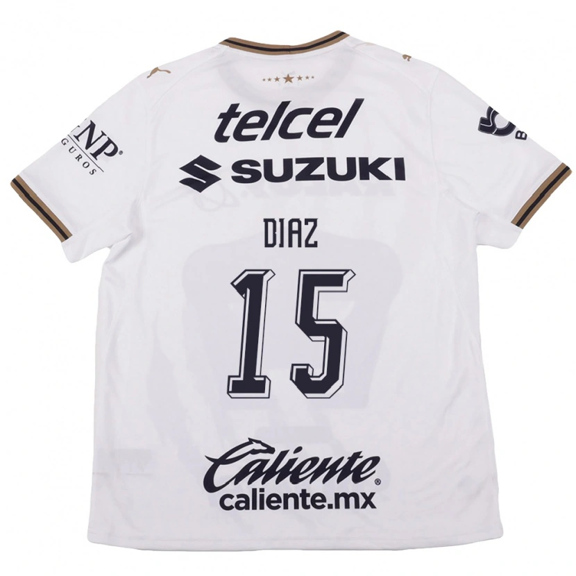 Danxen Herren Marylin Diaz #15 Weiß Schwarz Braun Auswärtstrikot Trikot 2026/27 T-Shirt Österreich
