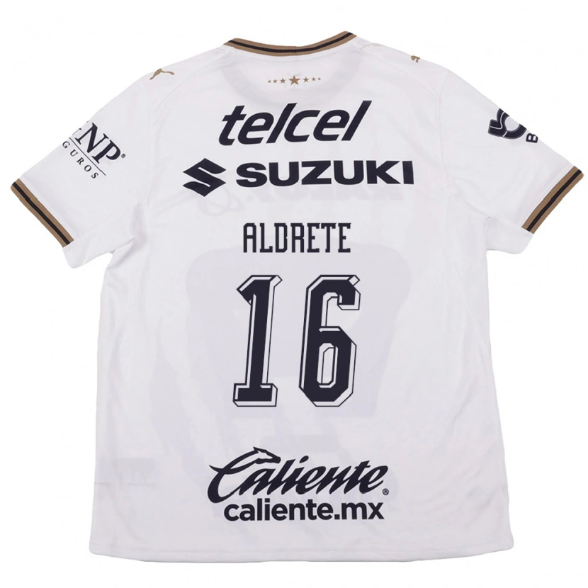 Danxen Herren Adrian Aldrete #16 Weiß Schwarz Braun Auswärtstrikot Trikot 2026/27 T-Shirt Österreich