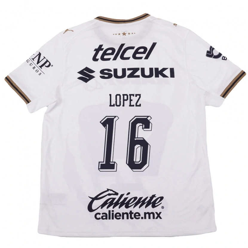 Danxen Herren Samantha Lopez #16 Weiß Schwarz Braun Auswärtstrikot Trikot 2026/27 T-Shirt Österreich