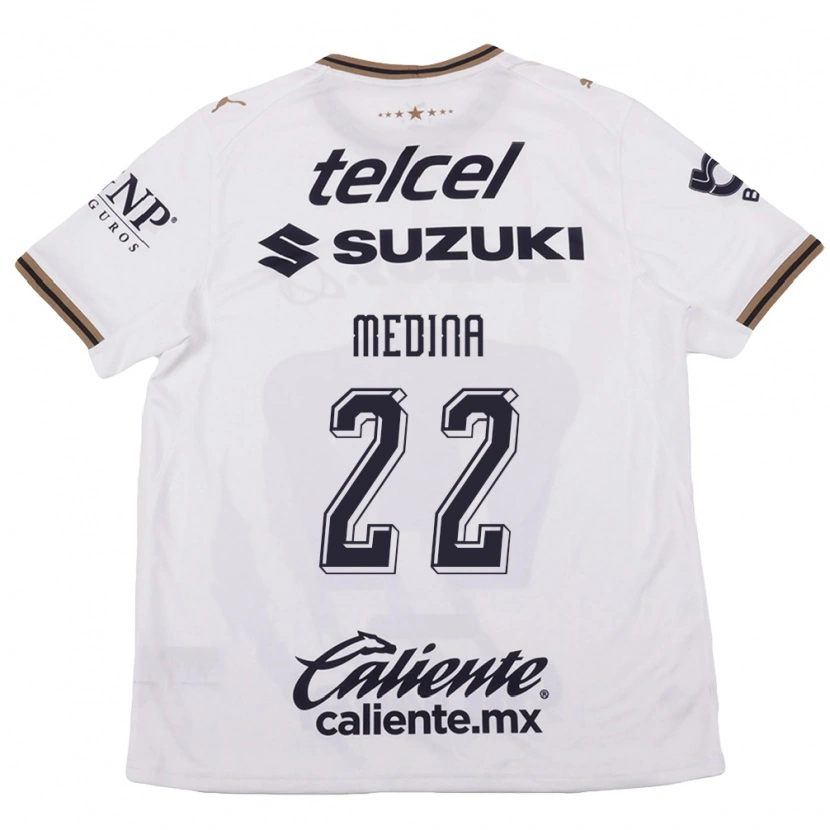 Danxen Herren Alan Medina #22 Weiß Schwarz Braun Auswärtstrikot Trikot 2026/27 T-Shirt Österreich