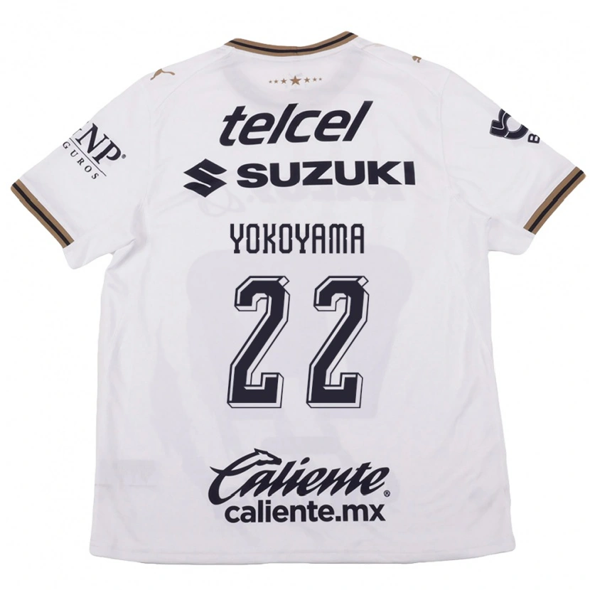 Danxen Herren Akemi Yokoyama #22 Weiß Schwarz Braun Auswärtstrikot Trikot 2026/27 T-Shirt Österreich