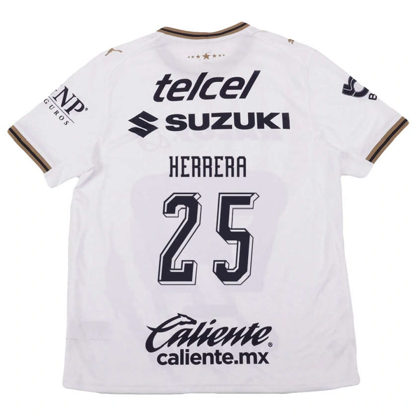 Danxen Herren Laura Herrera #25 Weiß Schwarz Braun Auswärtstrikot Trikot 2026/27 T-Shirt Österreich