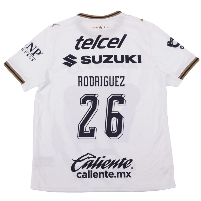 Danxen Herren Lucia Rodriguez #26 Weiß Schwarz Braun Auswärtstrikot Trikot 2026/27 T-Shirt Österreich