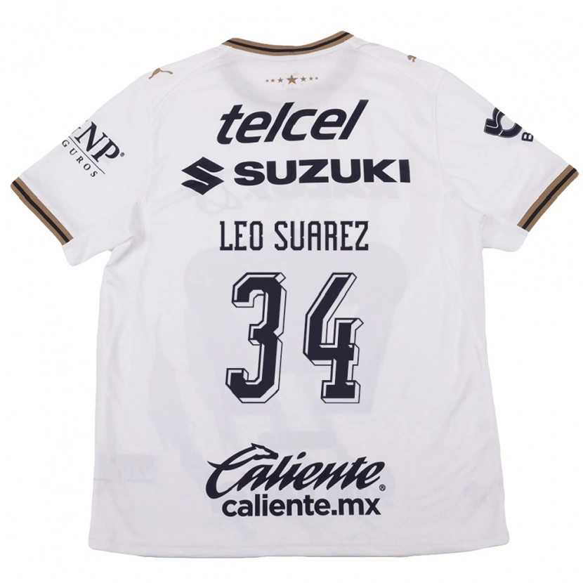 Danxen Herren Leo Suárez #34 Weiß Schwarz Braun Auswärtstrikot Trikot 2026/27 T-Shirt Österreich