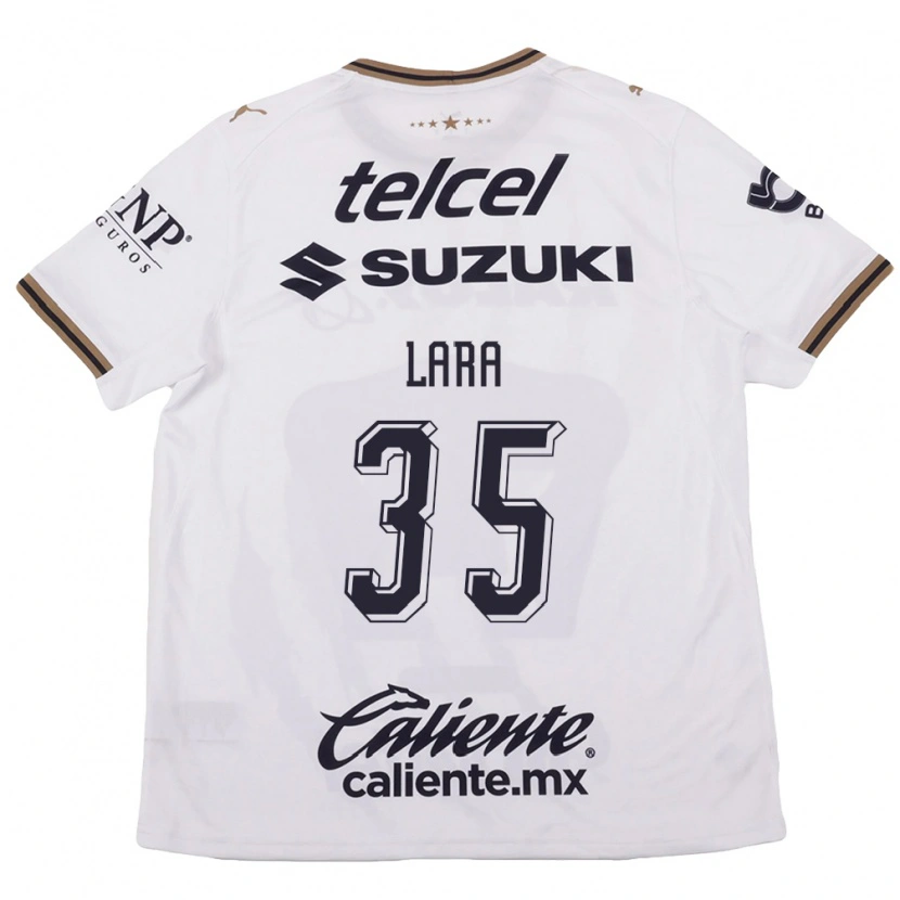 Danxen Herren Pablo Lara #35 Weiß Schwarz Braun Auswärtstrikot Trikot 2026/27 T-Shirt Österreich