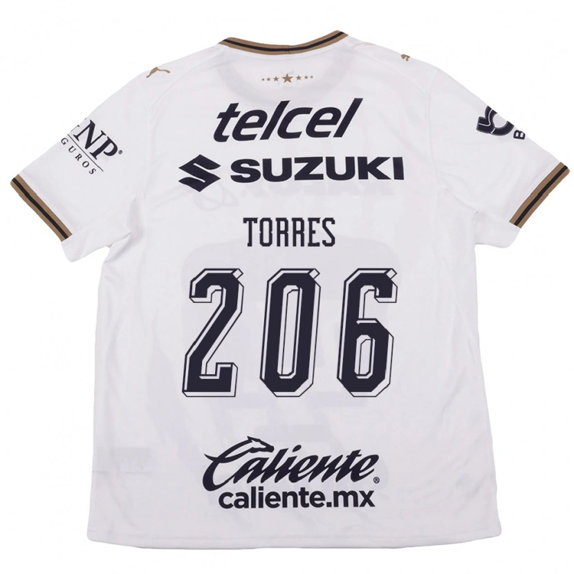 Danxen Herren Misael Torres #206 Weiß Schwarz Braun Auswärtstrikot Trikot 2026/27 T-Shirt Österreich