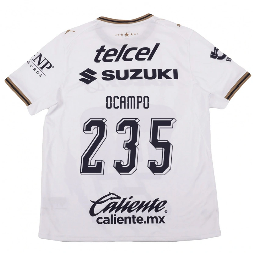 Danxen Herren Johan Ocampo #235 Weiß Schwarz Braun Auswärtstrikot Trikot 2026/27 T-Shirt Österreich