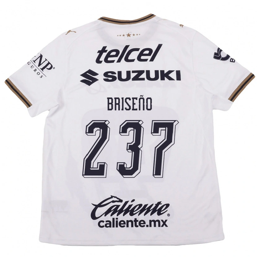 Danxen Herren Juan Briseño #237 Weiß Schwarz Braun Auswärtstrikot Trikot 2026/27 T-Shirt Österreich