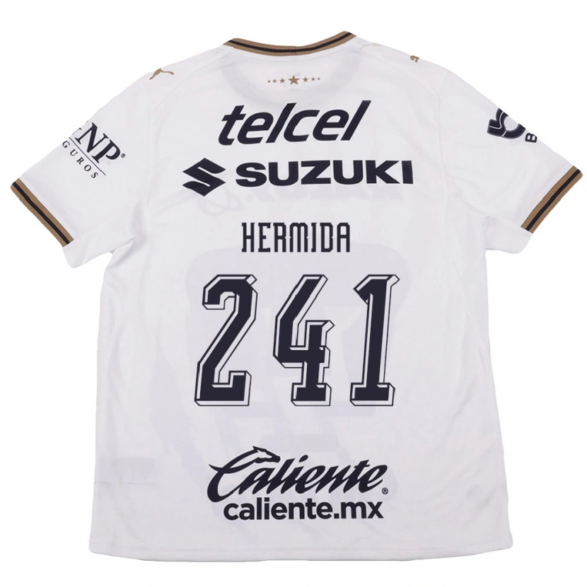 Danxen Herren Emiliano Hermida #241 Weiß Schwarz Braun Auswärtstrikot Trikot 2026/27 T-Shirt Österreich