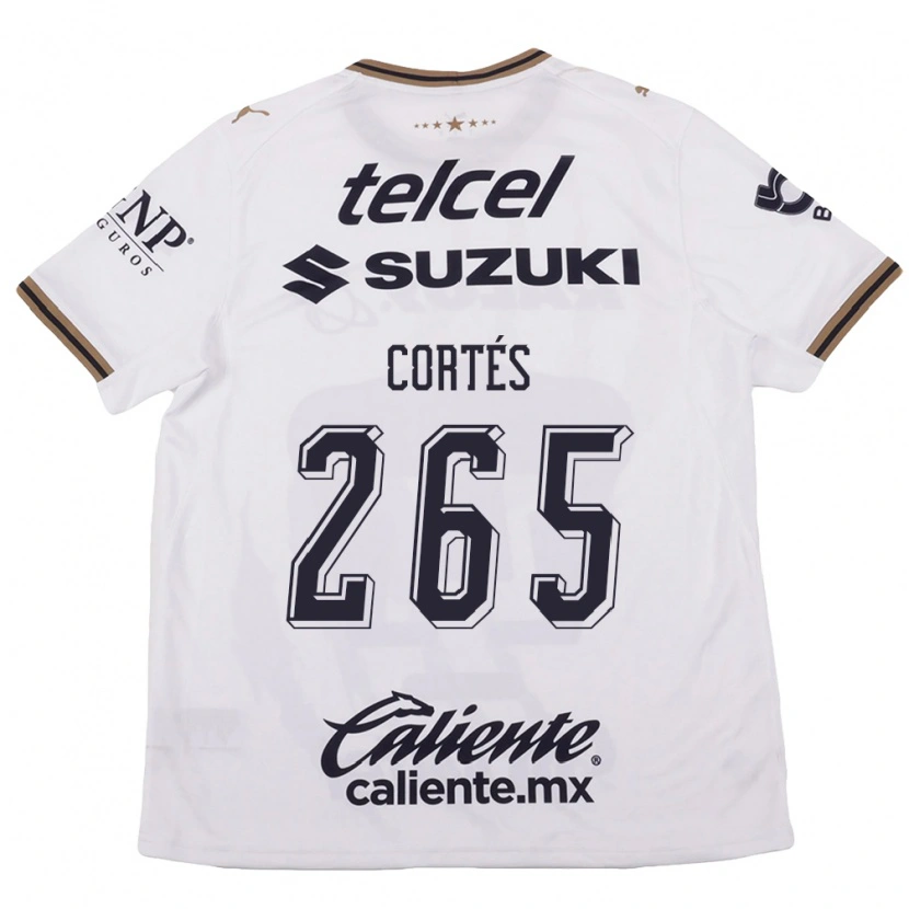 Danxen Herren Jhostyn Cortés #265 Weiß Schwarz Braun Auswärtstrikot Trikot 2026/27 T-Shirt Österreich