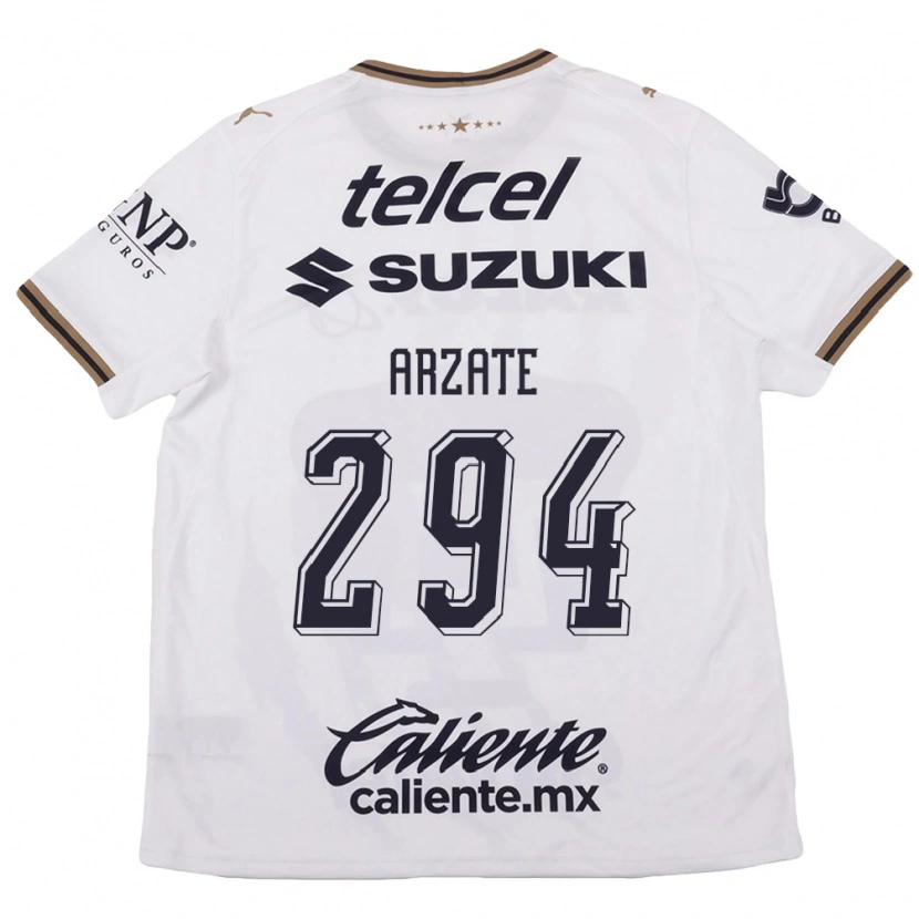 Danxen Herren Aarón Arzate #294 Weiß Schwarz Braun Auswärtstrikot Trikot 2026/27 T-Shirt Österreich